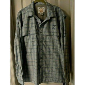 Mens UPF 40+ LS Hiking Fishing Shirt L
